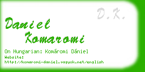 daniel komaromi business card